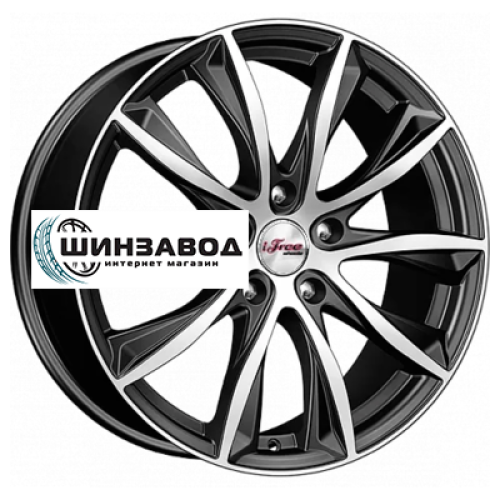 iFree 7,5x18/5x112 ET38 D57,1 Каzантип (КС684М) Блэк Джек