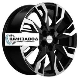 Khomen Wheels 7x18/5x114,3 ET45 D60,1 KHW1809 (Changan/Geely/Lexus/Suzuki/Toyota) Black-FP
