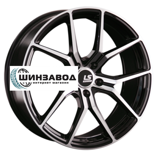 LS FlowForming 8,5x19/5x112 ET25 D66,6 RC47 BKF (конус)