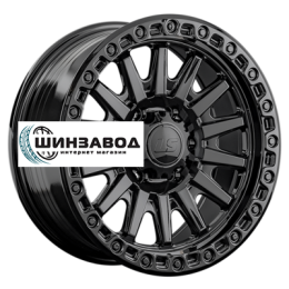 LS FlowForming 9x18/5x150 ET25 D110,1 RC90 BK (конус, Колпак+лого)
