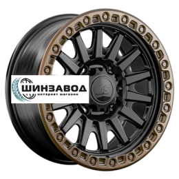 LS FlowForming 9x17/5x150 ET25 D110,1 RC90 BKS+BZSDSL (конус, Колпак+лого)