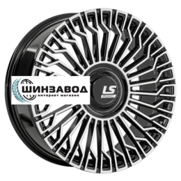 LS FlowForming 8,5x20/6x139,7 ET25 D106,1 RC99 BKF (конус, Колпак+лого)