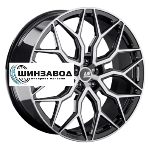 LS Forged 9,5x22/5x108 ET48 D63,3 LS FG13 BKF (конус, C570)
