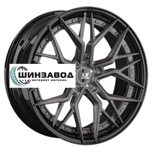 LS Forged 10,5x21/5x112 ET43 D66,6 LS FG35 ALBRSD-GM/BK (конус)