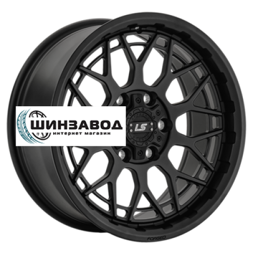 LS Forged 9x18/6x139,7 ET20 D106,1 LS FG52 MB (конус, Колпак+лого)