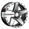 LS 8x16/5x150 ET2 D110,1 1284 BKF (конус, Колпак+лого)