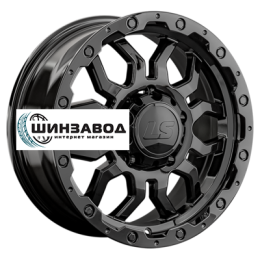 LS 8x17/5x150 ET45 D110,1 1285 BK (конус, Колпак+лого)