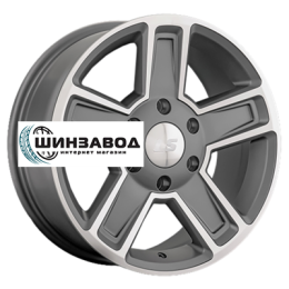 LS 8x17/6x139,7 ET38 D100,1 1296 MGMF (конус, Колпак+лого)