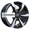 LS 7,5x17/6x139,7 ET30 D106,1 1301 BKF (конус, Колпак+лого)