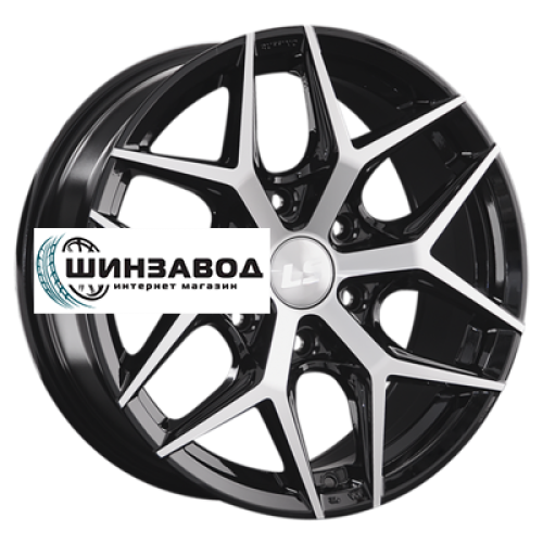 LS 8x17/6x139,7 ET38 D67,1 1303 BKF (конус, Колпак+лого)