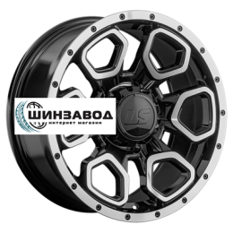 LS 9x18/5x150 ET30 D110,1 1345 BKF (конус, Колпак+лого)