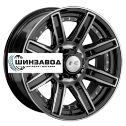 LS 9x18/6x139,7 ET20 D106,1 1353 BKF (конус, Колпак+лого)