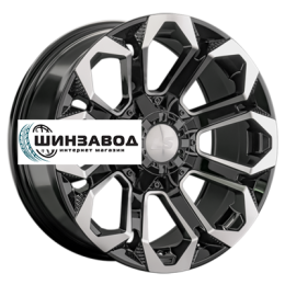LS 9x20/6x139,7 ET20 D106,1 1366 BKF (конус, Колпак+лого)