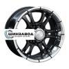 LS 8x16/6x139,7 ET10 D93,1 161 BKL (Колпак+лого)