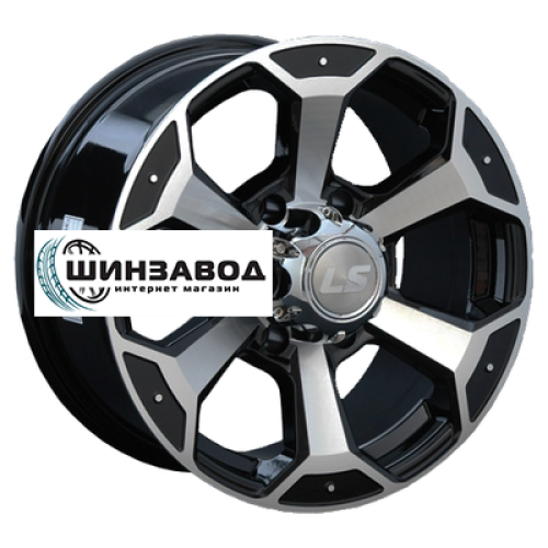 LS 7,5x18/6x139,7 ET36 D100,1 187 BKF (конус, Колпак+лого)