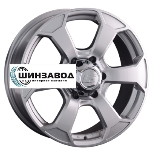 LS 7,5x18/6x139,7 ET36 D100,1 187 Sil (конус, Колпак+лого)