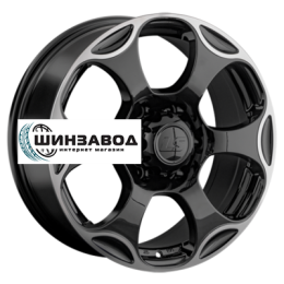 LS 8x18/6x139,7 ET36 D100,1 310 BKL (конус, Колпак+лого)