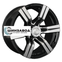 LS 8x17/6x139,7 ET10 D106,1 767 BKF (конус, Колпак+лого)