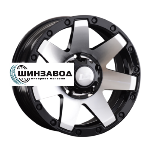 LS 7x16/5x139,7 ET10 D108,5 881 BKF (конус, Колпак+лого)