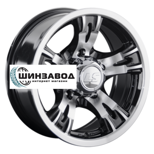 LS 7x15/5x139,7 ET-10 D108,5 883 BKF (конус, Колпак+лого)