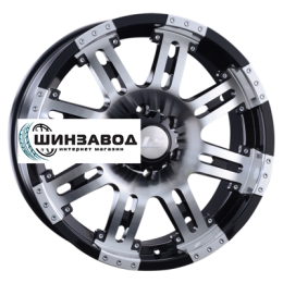 LS 9x18/6x139,7 ET25 D106,1 954 BKF (конус, Колпак+лого)