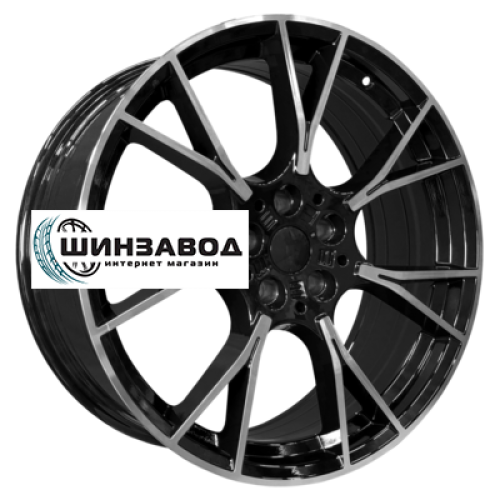 PDW 8,5x19/5x112 ET25 D66,6 5407 Gloss Black Machine Face (PDW)