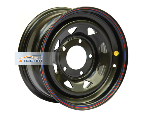 Диски Off-Road Wheels 7x16/5x114,3 ET0 D84 Jeep черный (треуг. мелкий)