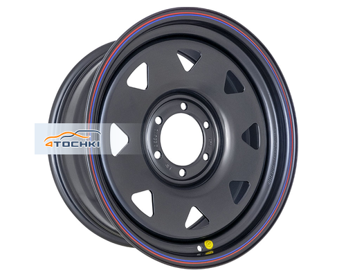 Диски Off-Road Wheels 8x18/6x139,7 ET15 D110 Тойота Ниссан черный (треуг.)