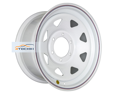 Диски Off-Road Wheels 8x16/6x139,7 ET10 D110 Тойота Ниссан белый (треуг. мелкий)