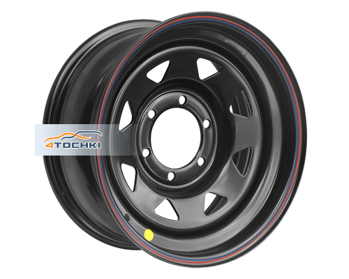 Диски Off-Road Wheels 7x16/6x139,7 ET0 D110 Тойота Ниссан черный (треуг. мелкий)