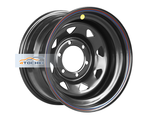 Диски Off-Road Wheels 8x15/6x139,7 ET-19 D110 Тойота Ниссан черный (треуг. мелкий)