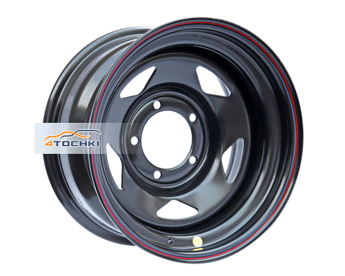 Диски Off-Road Wheels 8x15/5x139,7 ET-19 D110 УАЗ черный (треуг.)