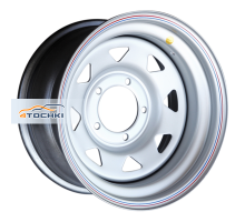 Диски Off-Road Wheels 8x16/5x139,7 ET-19 D110 УАЗ серебристый (треуг. мелкий)