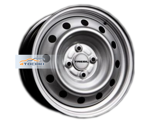 Диски Trebl 5,5x14/4x108 ET37,5 D63,3 6355 Silver