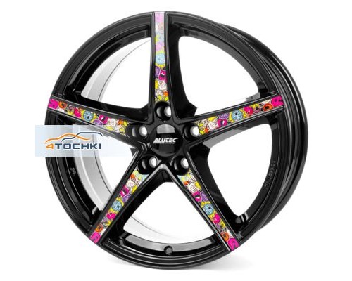 Диски Alutec Raptr Diamond Black With Stickerbomb 8x18/5x114,3 ЕТ45 D70,1