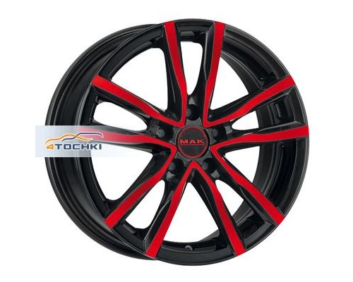 Диски MAK Milano Black Red Face 7x17/5x112 ЕТ42 D76