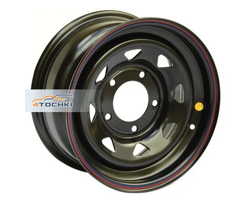 Диски Off-Road Wheels Jeep черный 8x15/5x114,3 ЕТ-19 D84