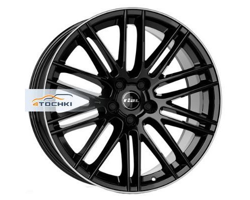 Диски Rial KiboX Diamant black front polished 9,5x21/5x112 ЕТ53 D66,5