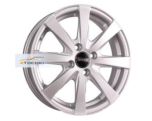 Диски Tech Line 534 Silver 5,5x15/4x100 ЕТ45 D54,1