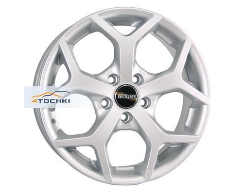 Диски Tech Line 632 Silver 6,5x16/5x114,3 ЕТ52,5 D67,1
