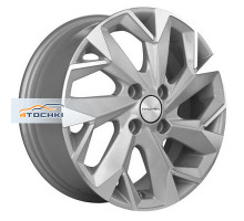 Диски Khomen Wheels 5,5x14/4x100 ET46 D54,1 KHW1402 (Alsvin/Getz/i20) F-Silver-FP