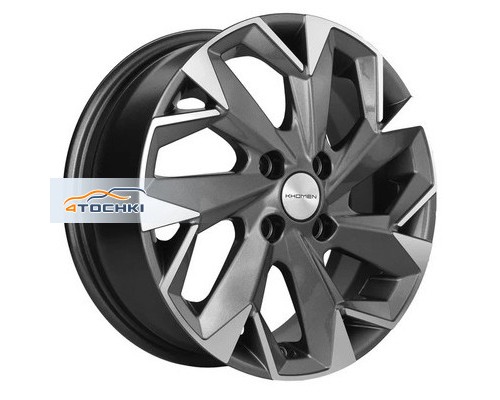 Диски Khomen Wheels 5,5x14/4x100 ET46 D54,1 KHW1402 (Alsvin/Getz/i20) Gray-FP