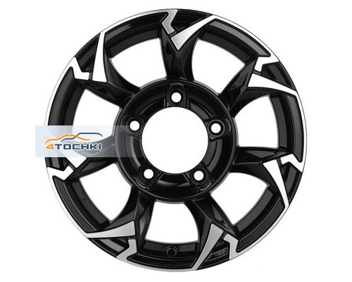Диски Khomen Wheels 5,5x15/5x139,7 ET-20 D108,1 KHW1505 (Jimny) Black-FP