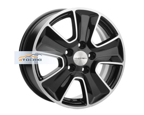 Диски Khomen Wheels 6,5x16/5x114,3 ET45 D54,1 KHW1601 (Geely Atlas Pro) Black-FP