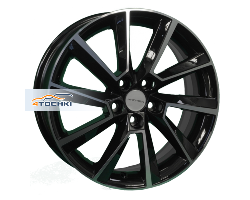 Диски Khomen Wheels 6x16/5x100 ET45 D54,1 KHW1604 (Yaris) Black-FP