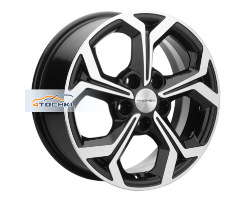 Диски Khomen Wheels 6,5x16/5x114,3 ET43 D67,1 KHW1606 (Sonata) Black-FP