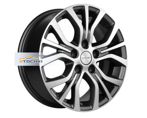 Диски Khomen Wheels 6,5x16/5x110 ET43 D65,1 KHW1608 (Opel Zafira) Gray-FP