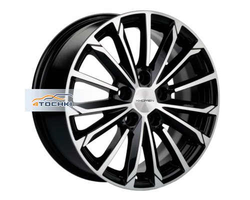 Диски Khomen Wheels 6,5x16/5x110 ET45 D67,1 KHW1611 (DFM 580) Black-FP