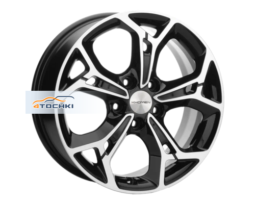 Диски Khomen Wheels 7x17/5x114,3 ET48 D56,1 KHW1702 (Forester) Black-FP