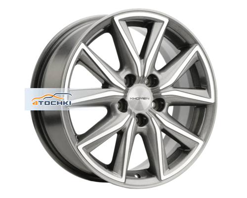Диски Khomen Wheels 7x17/5x108 ET40 D54,1 KHW1706 (Jac/Москвич 3) Gray-FP